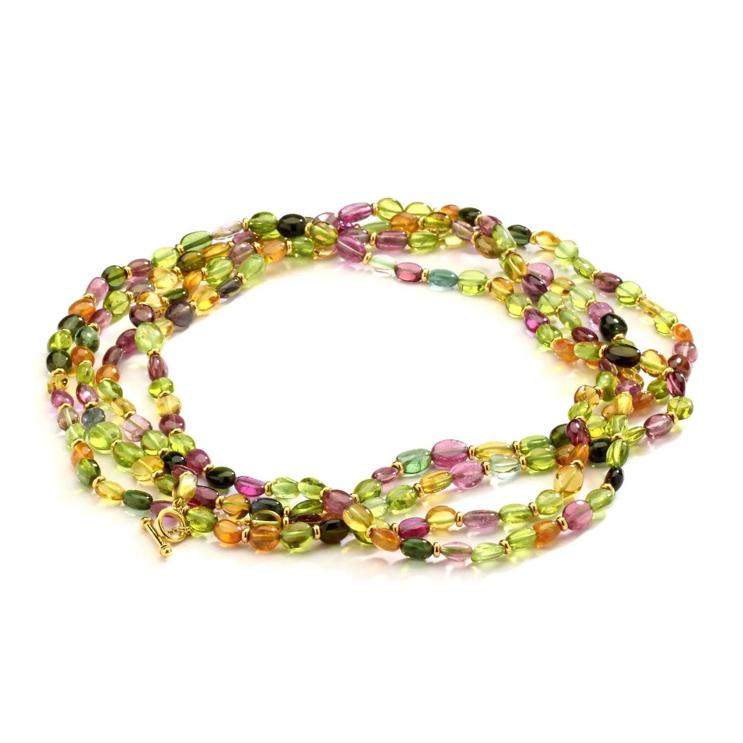 60 Inch Multicolored Bead Necklace