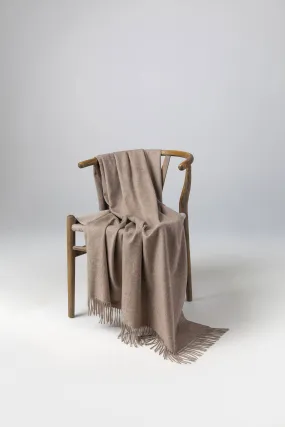 Ash Cashmere Throw