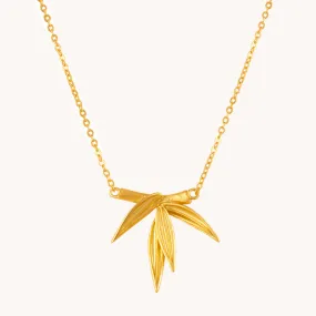 Bamboo Gold Necklace W.