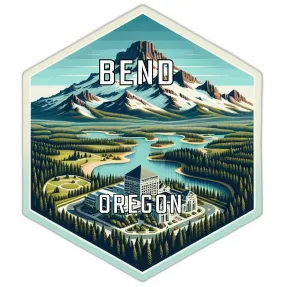 Bend Oregon Travel Destination Souvenir Vinyl Decal Sticker