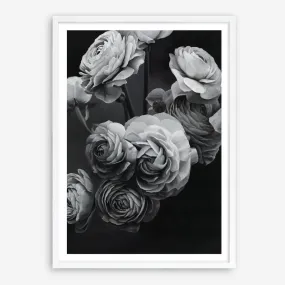 Black & White Bouquet Art Print