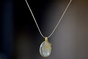 Colette Pendant in Labradorite