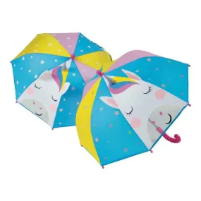 Colour Changing 3D Umbrella - Rainbow Unicorn