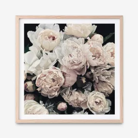 Dark Blooms I (Square) Art Print