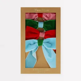 Decortive Velvet Bows (x4)