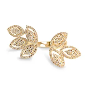 DIAMOND BUTTERFLY RING