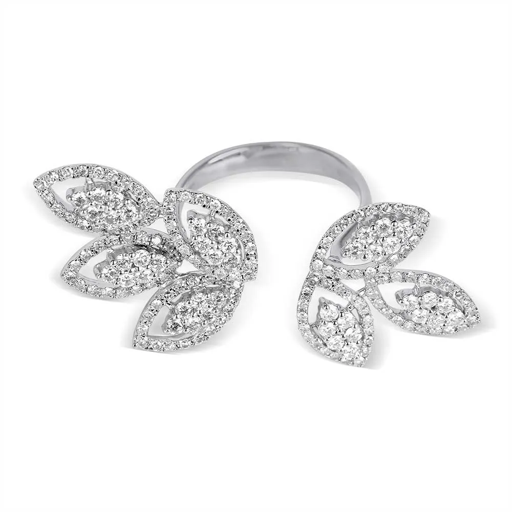 DIAMOND BUTTERFLY RING