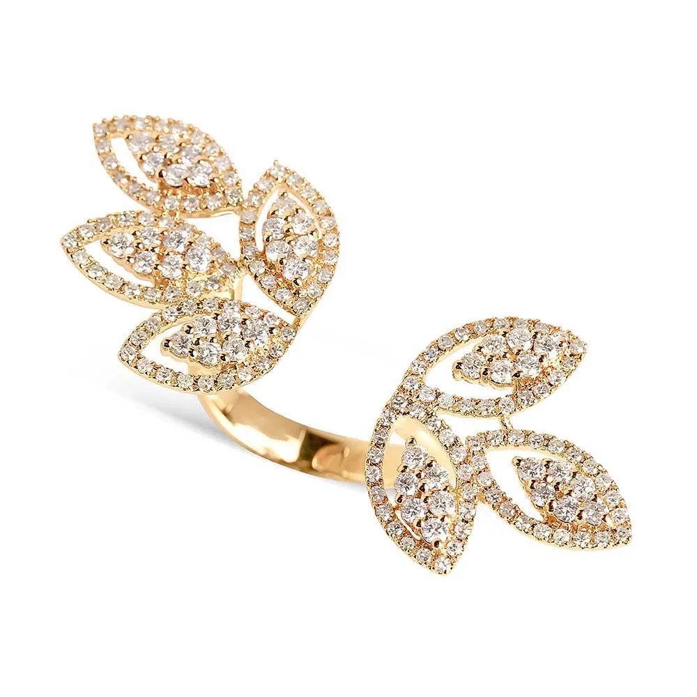 DIAMOND BUTTERFLY RING