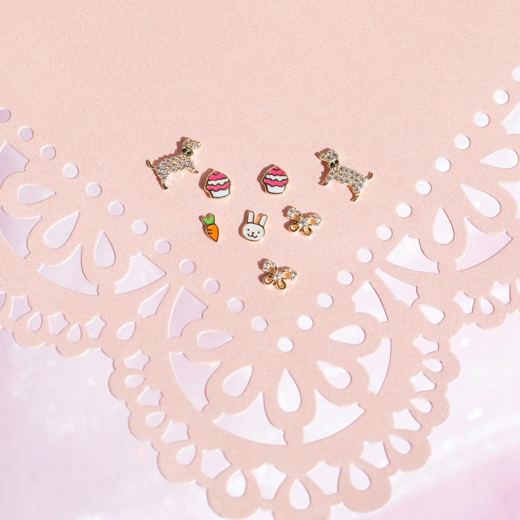 Fine Butterfly Bow Studs