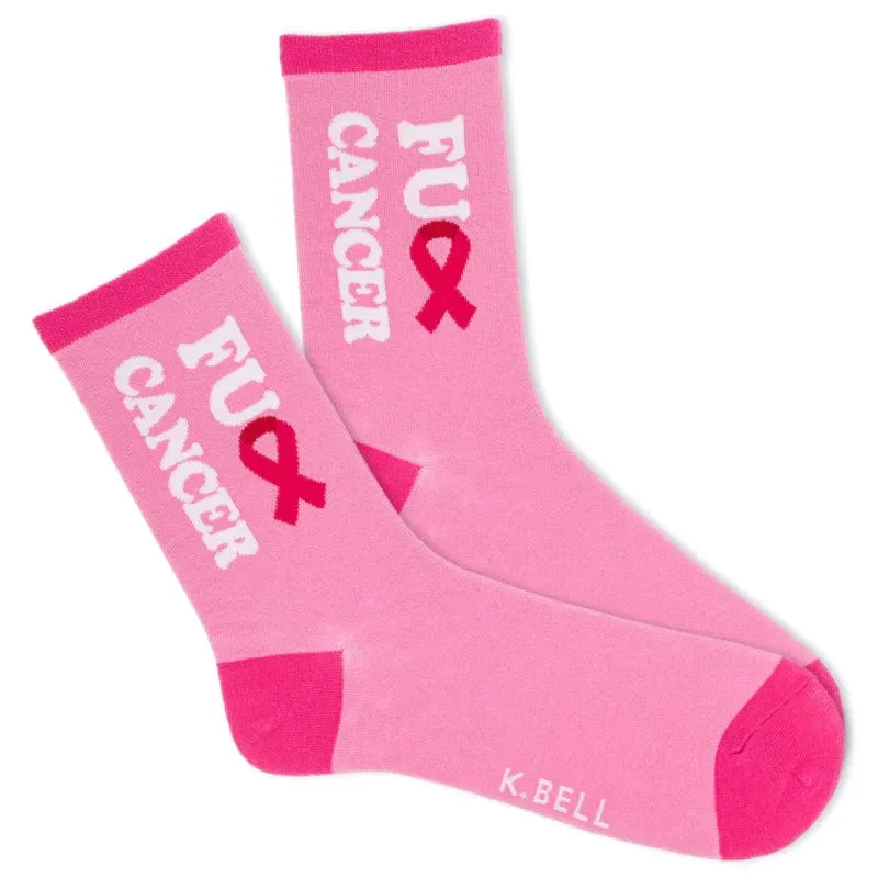 FU Cancer Women's Crew Socks