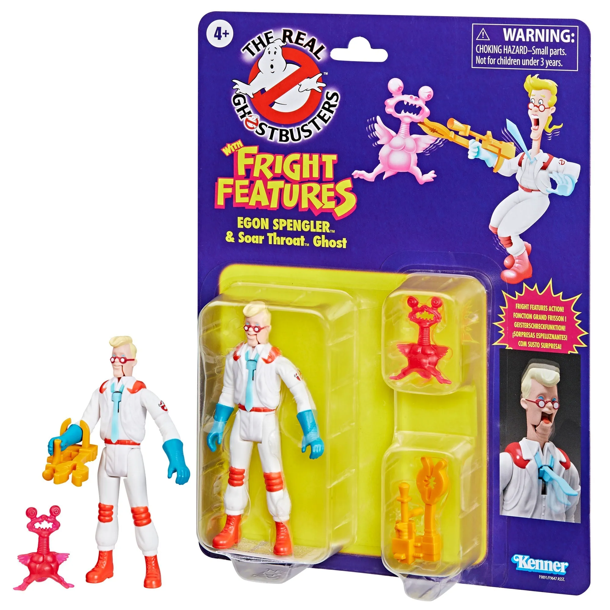 Ghostbusters Kenner Classics The Real Ghostbusters Egon Spengler & Soar Throat Ghost