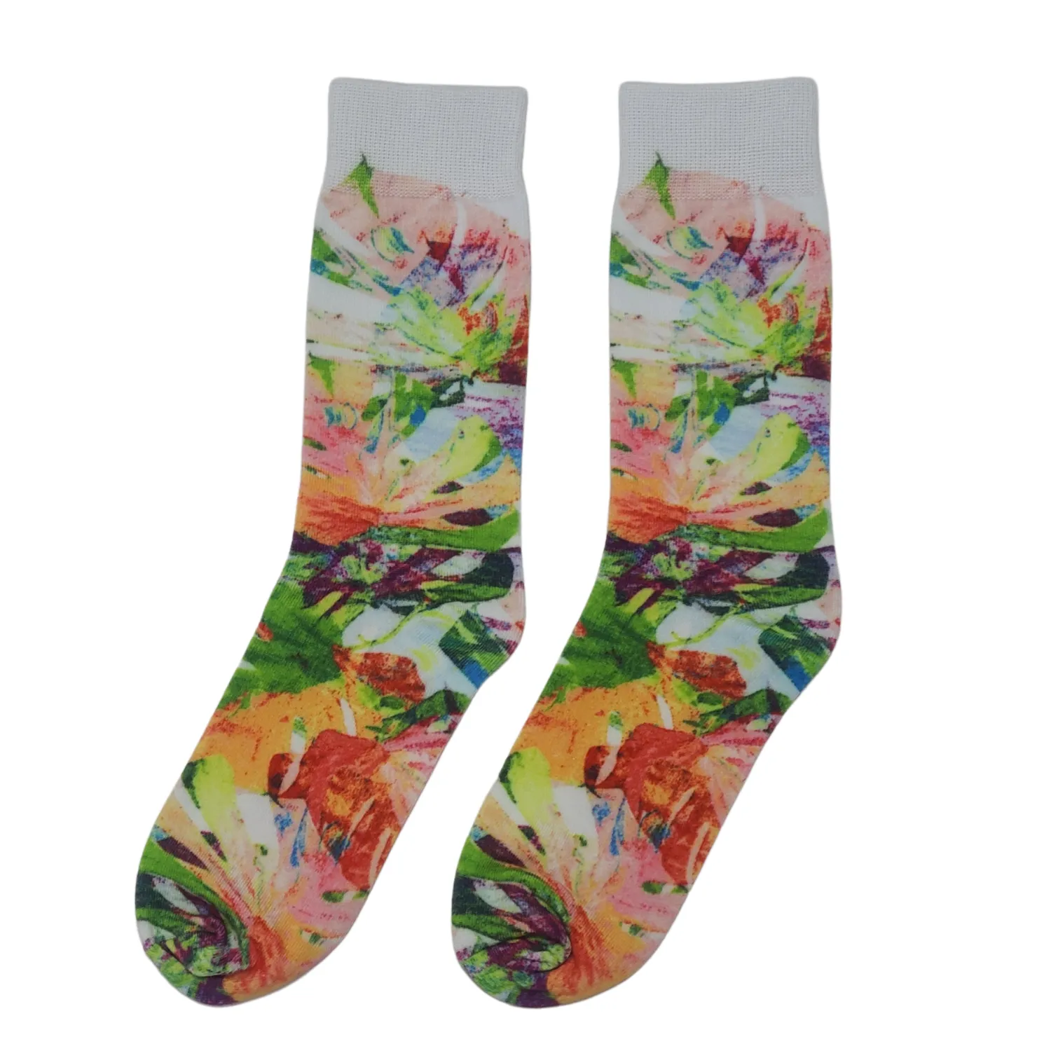 Jams World Socks - 'Akala (Pink) Monstera