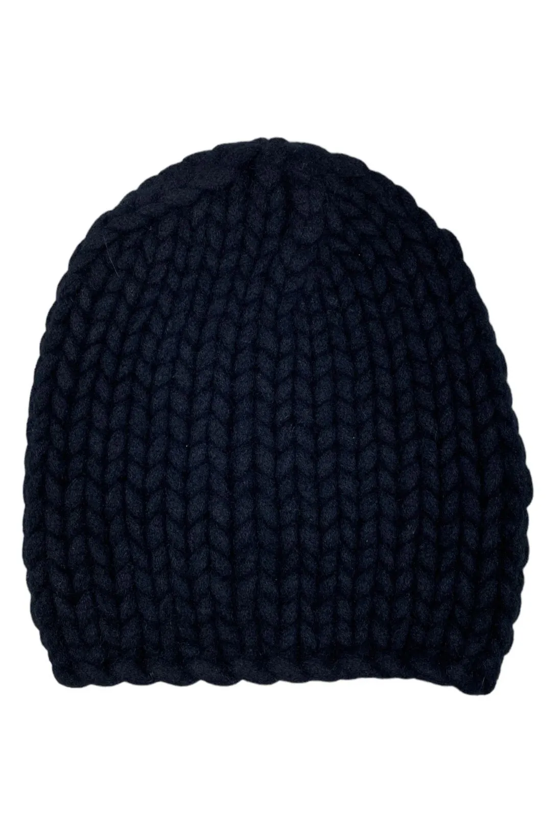 LOFTY CASHMERE HANDKNIT BEANIE