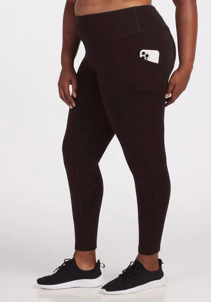 Piper Pocket Leggings - French Roast