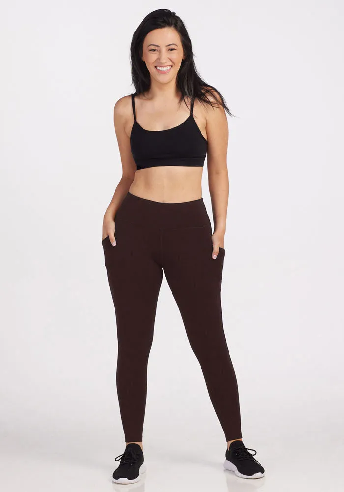 Piper Pocket Leggings - French Roast