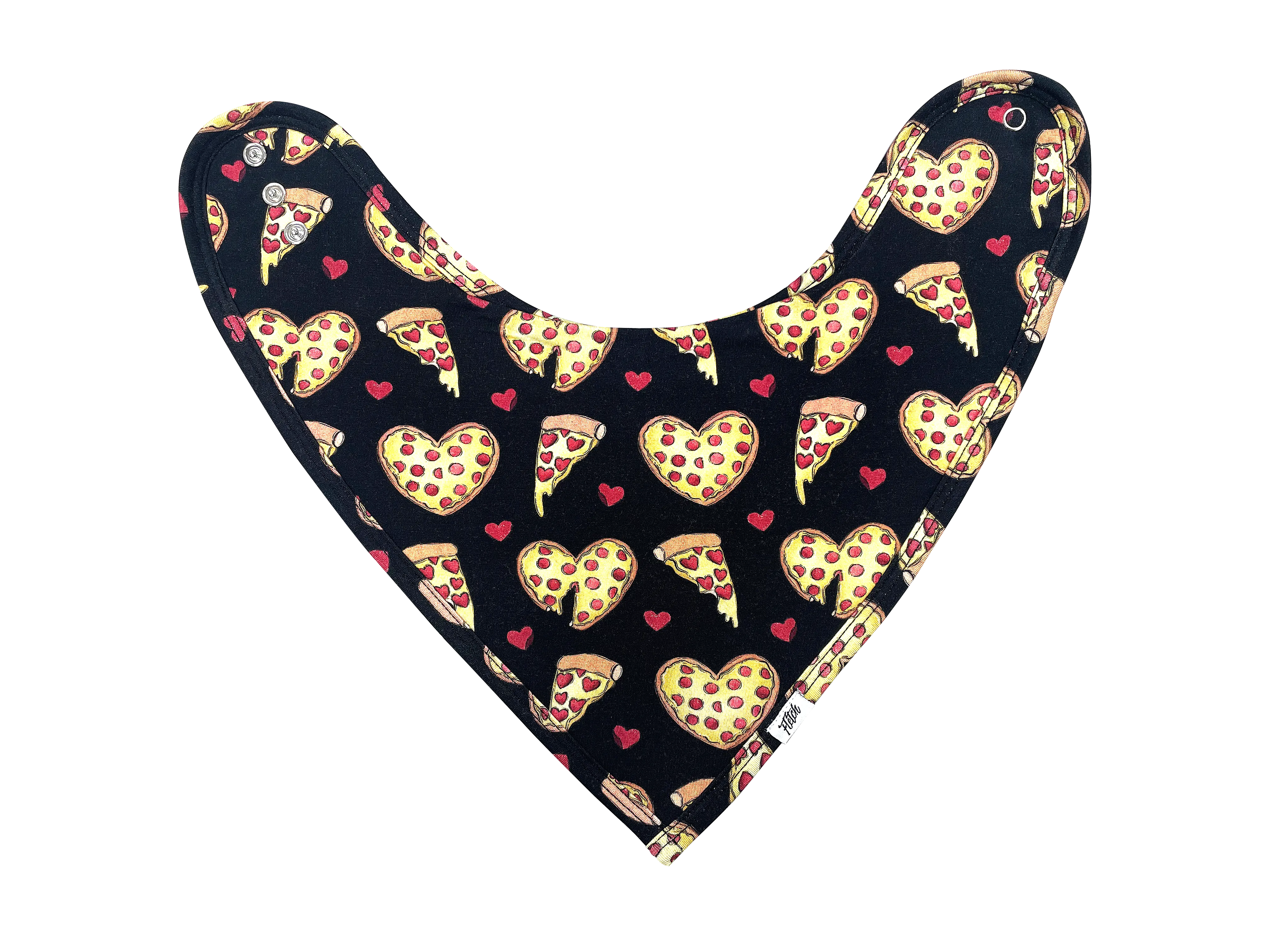 Pizza My Heart Bib