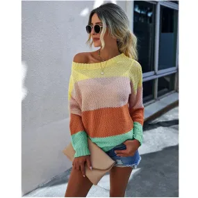 Round Neck Pullover Sweaters