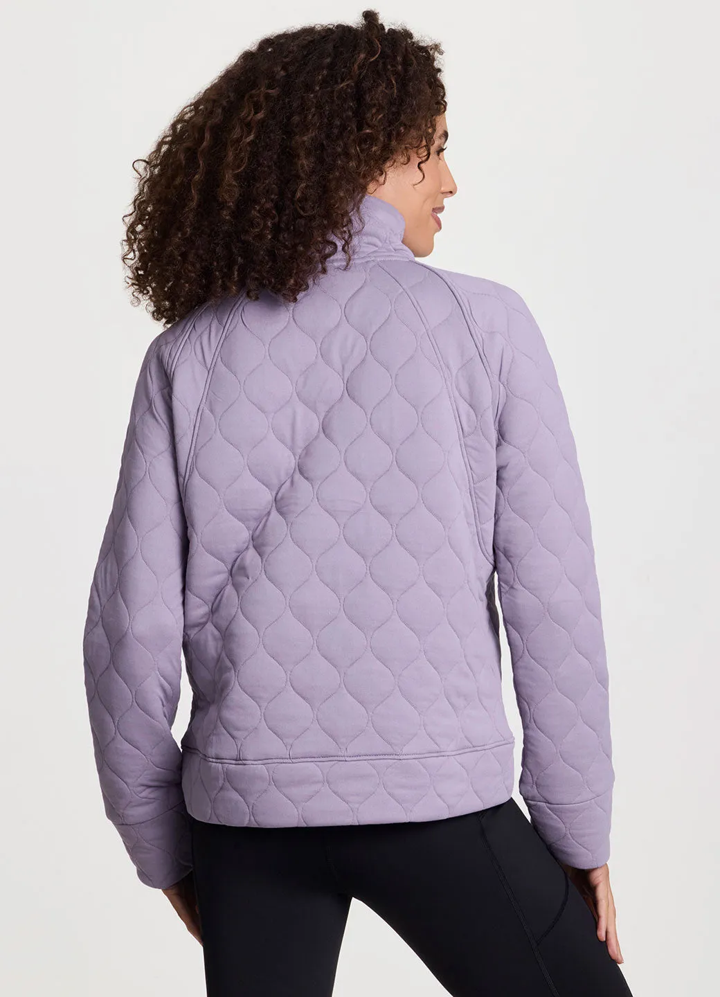 Sequim Quilted 1/4 Zip Pullover