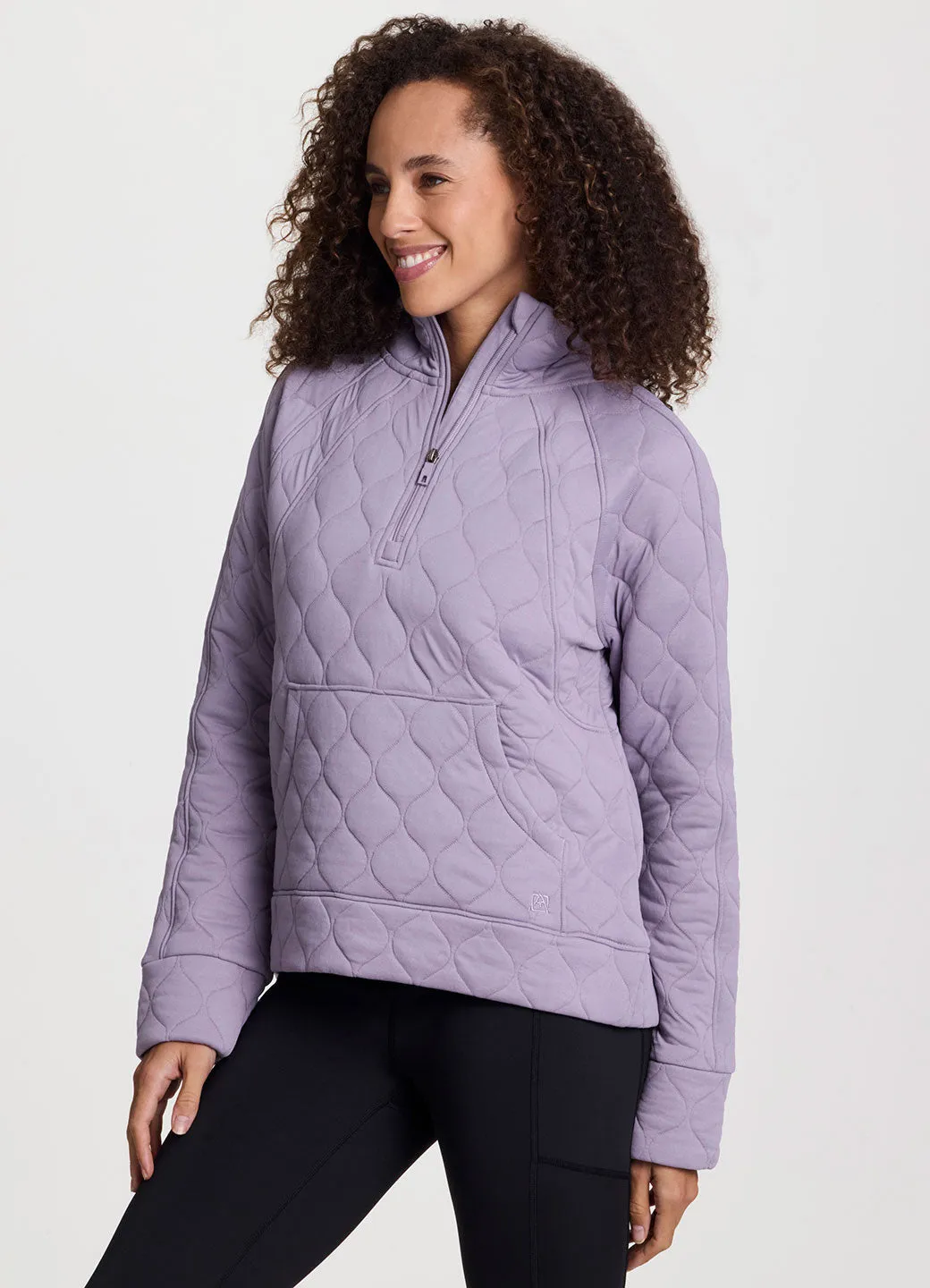 Sequim Quilted 1/4 Zip Pullover