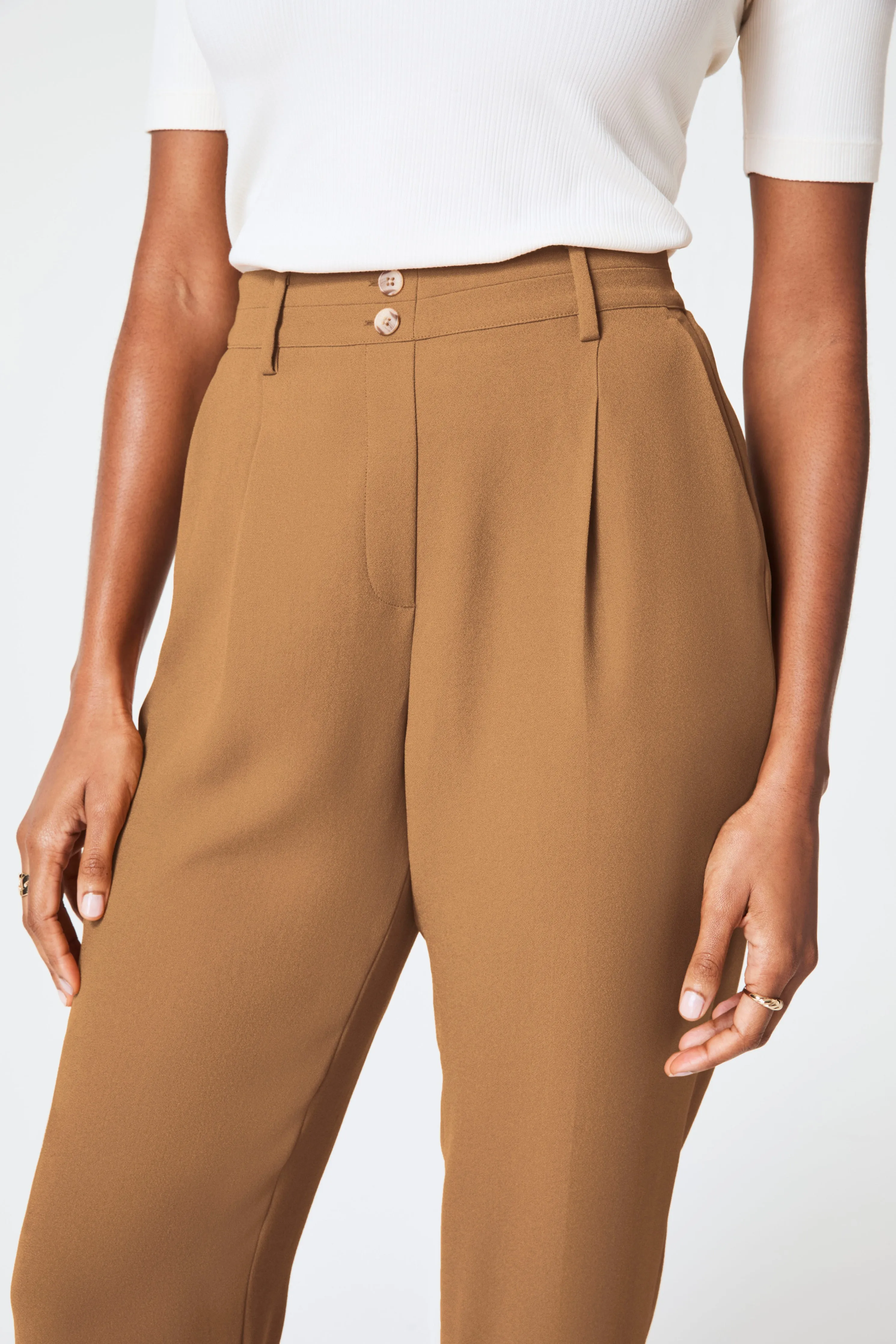 SPANX® Carefree Crepe Tapered Ankle Pant