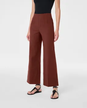 SPANX Stretch Twill Cropped Wide Leg Pant