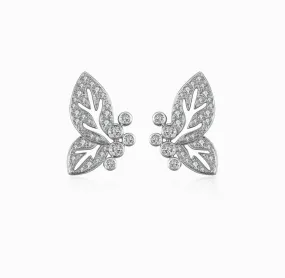 THIALH - FAUNA & FLORA - Butterfly Stud Diamond Earrings